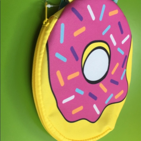 9” pouch zipper sack Sprinkle Donut makeup bag or? - Picture 5 of 5